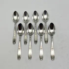 1919 International Silver Flatware Fruit Orange Spoons Silverplate Ambassador 5pc