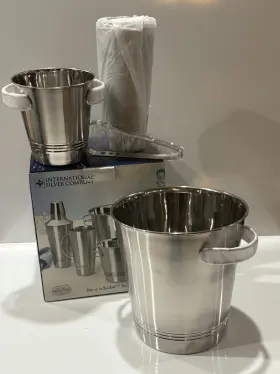 99110399 International Silver Company Bar In A Bucket 5 Piece Set Retired