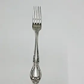 5273842 International Silver Company Lyon Queens Fancy 18/8 Stainless Steel Dinner Fork Insquf Replacement Free Ship
