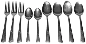 Ins152 International Silver Superior Stainless Steel Flatware 9 Piece Lot