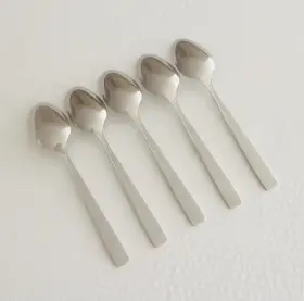 Ins168 International Silver Stainless Usa 5 Teaspoons Glossy Textured #3