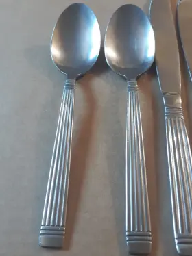 Ins323-1 International Silver Set Of 3 Glossy Stainless Flatware Serving Pieces #2