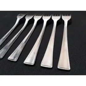 Insins68 International Silver Ins68 Pattern By Stainless Silco Glossy Flatware Forks Usa 6pc #2