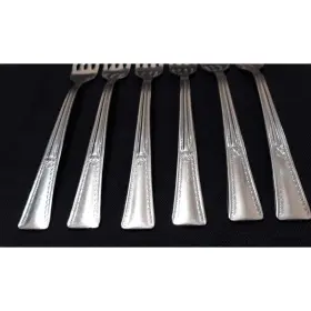 Insins68 International Silver Ins68 Pattern By Stainless Silco Glossy Flatware Forks Usa 6pc #3