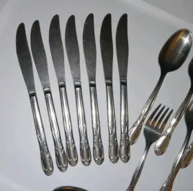 42282 International Silver Superior Stainless 32 Pieces Chapel Hill Pattern Usa #42282 #2
