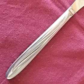 42424 International/superior Dynamic Pattern Stainless 6 Dinner Knives U.s.a. 8 1/4 Inch #2