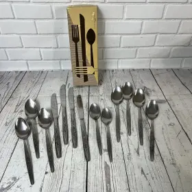 000007 Interpur Vtg Japan Flatware Stainless Single Rose Spoons Knives Misc Pieces