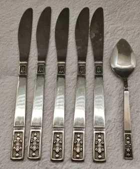 Interpur Inr11 Lot Of 6 Stainless Japan