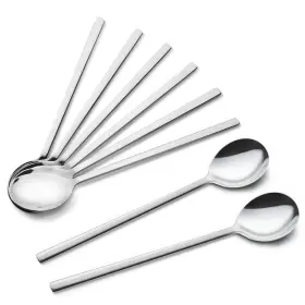 Iqcwood 649615760284 Spoons 8 Pieces Stainless Steel Korean 8.5 Inch Soup S