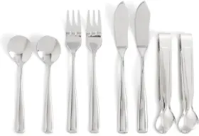 Ironwood Gourmet 811991281657 Stainless Steel Charcuterie Utensil Set Of 8 Includes Forks
