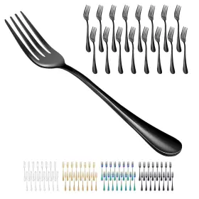 Ititt 828366161698 16 Piece Dinner Forks 8 Inch Top Food Grade Extra-fine Stainless Steel Silv