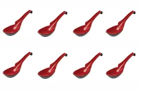 2397 Japanbargain 719363550984 Set Of 8 Chinese Soup Spoons Japanese Wonton Ri