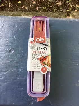 Joie 067742609250 Msc- Cutlery On The Go 4 Mcx - 1 Spoon Fork Knife And Case