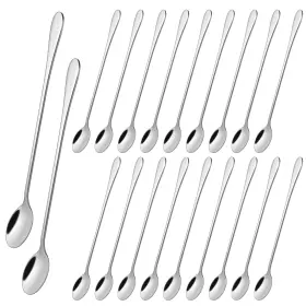 726341 Josojoou Ice Tea Spoons Set Of 20 Long Spoon For Stirring Stainless Steel