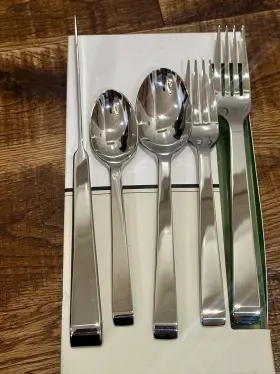 506421 Kate Spade Lenox Noel 5-piece Flatware Set -new In Box