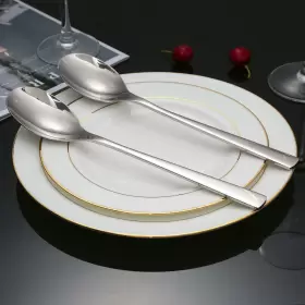 Keawell 783914287957 Premium Serving Spoon Set 18/10 Stainless Steel Large Tabletop #2