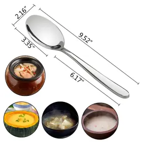 Kekow 742920721343 8-piece Stainless Steel Buffet Serving Spoons #2