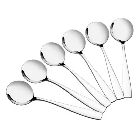 Kekow 754909752736 Soup Spoons 12-piece Stainless Steel Round Bouillon Spoon