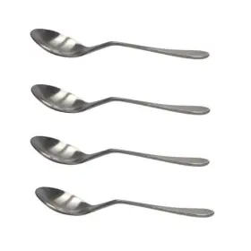 Knork 810104270236 Lite Bouillon Specialty Soup Spoon 4 Piece Set Matte #3