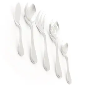 Knork 810104271042 Original Forged Series Duo Finish 18/10 Stainless Steel 5-piece Serving Set -