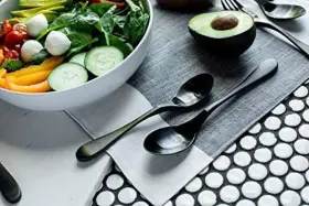 Knork 898495000830 Titanium Coated Stainless Steel Teaspoon 4 Piece Set Matte Black #2