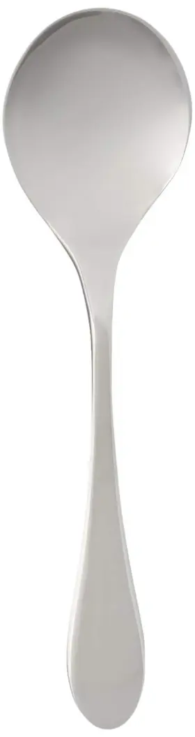 Knork 898495001523 Original Bouillon Stainless Steel Soup Specialty Spoons 6 Piece Set Gloss