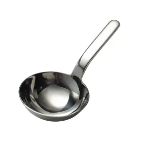 Koilai 702103732825 Heavy Duty Big Spoon Mirror Polished Asian Soup Spoons Short Handle Premium