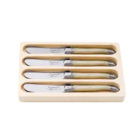B079drtkz2 Laguiole Style De Vie Butter Knives Premium Line Set Of 4 Mother Pearl Color