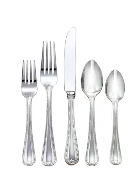 6039408 Lenox Vintage Jewel 18/10 Stainless 5pc. Place Setting Service For 12