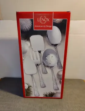 817519 Lenox Holiday 5pc Oversized Flatware Serving Set American By Design-new