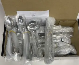 863861 Lenox Middleton Stainless Steel 104-piece 18/10 Flatware Set Nib Service For 12