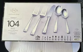 104x Lenox 882864803573 Middleton Stainless Steel Flatware Lot New In Box Serving For 12 Read