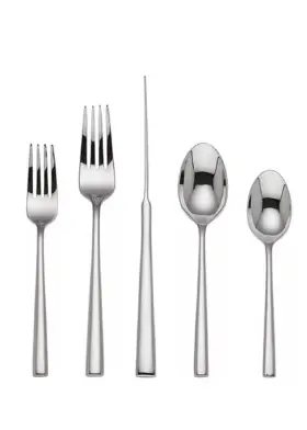 891978 Lenox Kate Spade Malmo Satin 18/10 Stainless Steel One Place Setting New