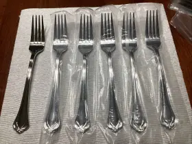 F2x6 Lenox Alc/f2x6 Alcott Dinner Forks Lot Of 6 Pieces New