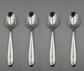 Lenox Barn/tsx4 18/10 Stainless Flatware Cantera Teaspoons - Set Of Four New