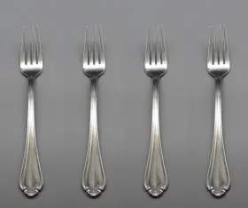Lenox Mil/sfx4 Stainless Millbury / Chelse Muse Salad Forks - Set Of Four