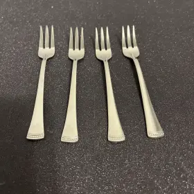 Lenox Por/cfx4 Stainless Portola Cocktail Forks - Set Of Four 18/10