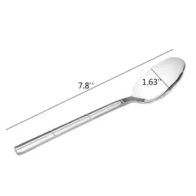Lesbin 758150396985 12-piece Stainless Steel Dinner Spoons Table 7.83-inch #2