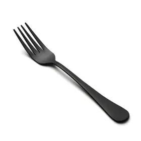 L1-mp27-sx4z Lianyu Black Salad Forks Set Of 12 Stainless Steel Silverware Flatware Appet