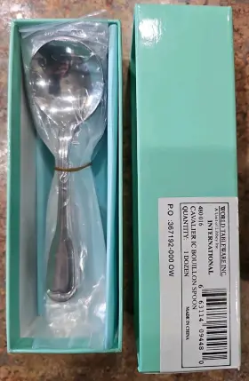 Libbey 480-016 480 016 5 7/8 Inch Cavalier Bouillon Spoon With 18/8 Stainless Grade - 12ct