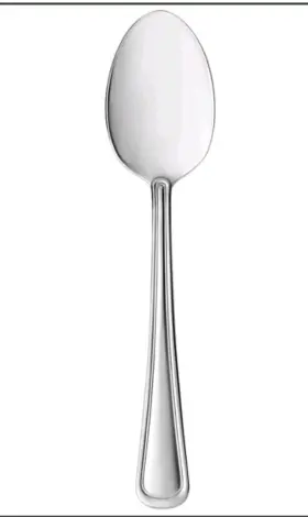 Spoons-36 Libbey 918-002 918 002 Classic Rim 7 1/8 Inch 18/0 Stainless Steel Dessert Spoons-36/ Case