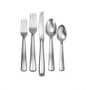 Liberty Tabletop 850703002425 Cedarcrest 20 Piece Set Service For 4 Stainless Steel Flatware 18/10 Made In