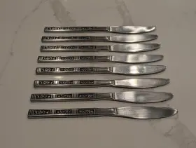 Lifetime Cutlery Lcu11 Solid Handle Dinner Knives - Set Of 8