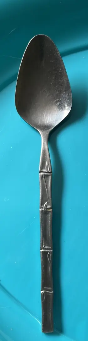 Lcu27 Lifetime Cutlery Vintage Stainless Exotic Bamboo Teaspoon Made In Japan