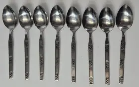 Lcu71 Lifetime Lcu88 Cutlery Teaspoons Set Of 8 Burnished Stainless Flatware