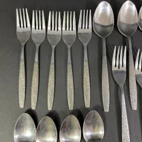 Lcu99 Lifetime Lc Cutlery Stainless Taiwan Textured Handle 27 Pieces #3