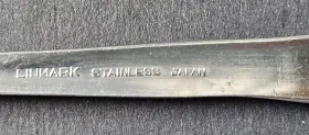 Lnm7 Linmark Lnm2 Stainless Japan Pattern Forks Knives Soup Spoons Twisted Lot Of 25 #3