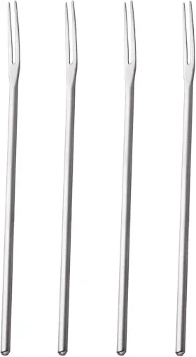 Lomoker 445050273296 Pickle Fork Stainless Steel Salad Forks 8.6 Inches Round Handle Olive L