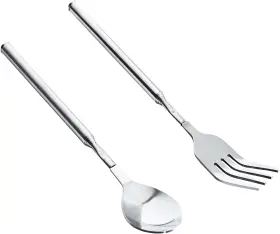 Csm-0102 Ltd. 2 Pcs Telescopic Spoon Fork Set