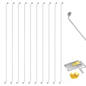 80849 Luter 10pcs Cheese Slicer Wire 5.5inch Replacement 5.5in Silver